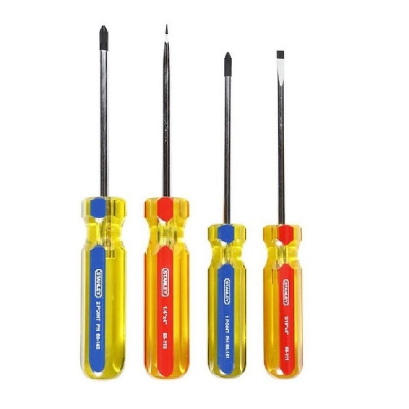 STANLEY - JUEGO DE 4 DESTORNILLADORES PRO STANLEY STHT69169.