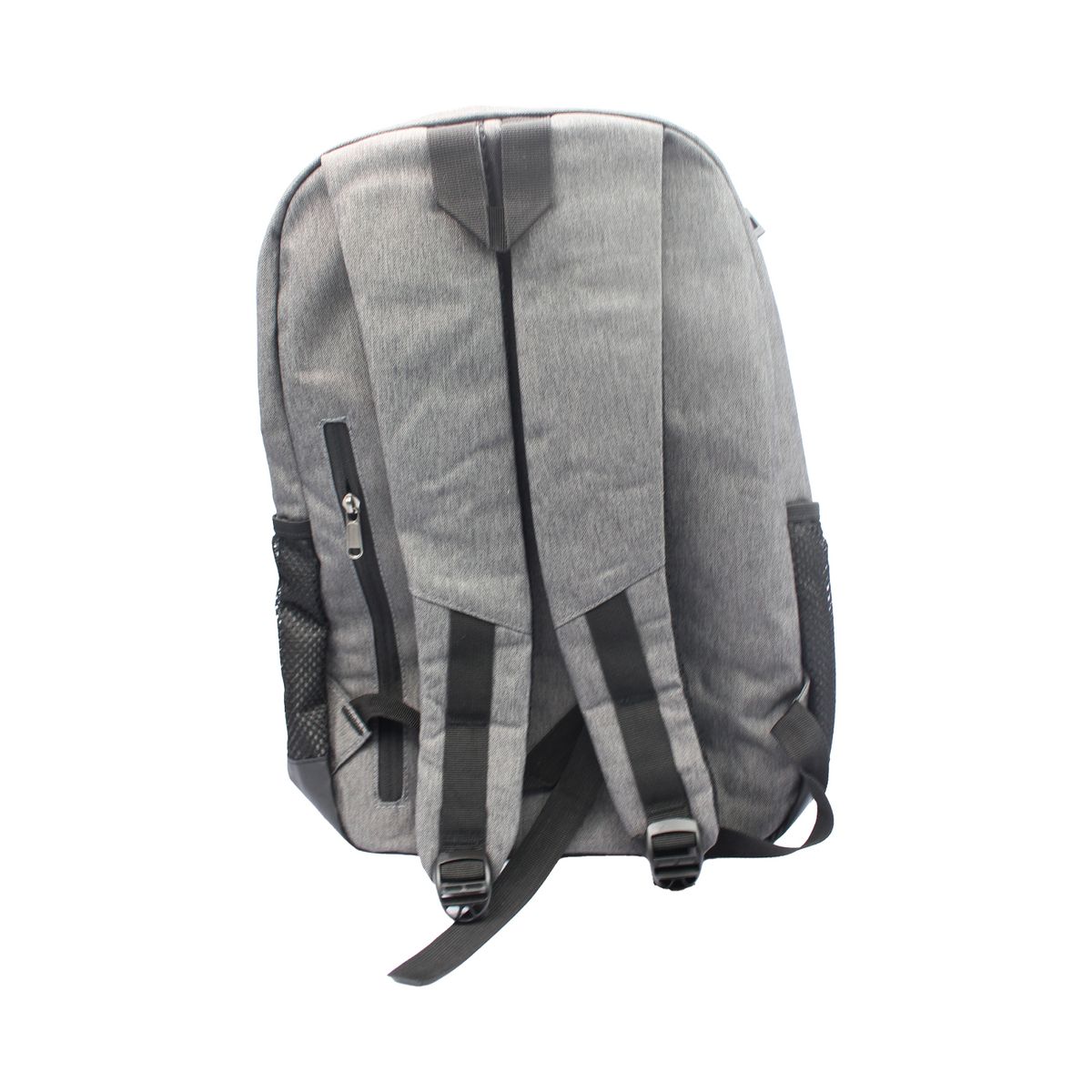 PUNTO STORE - Mochila Notebook Puerto USB y Bolsillos Secretos Gris - PS