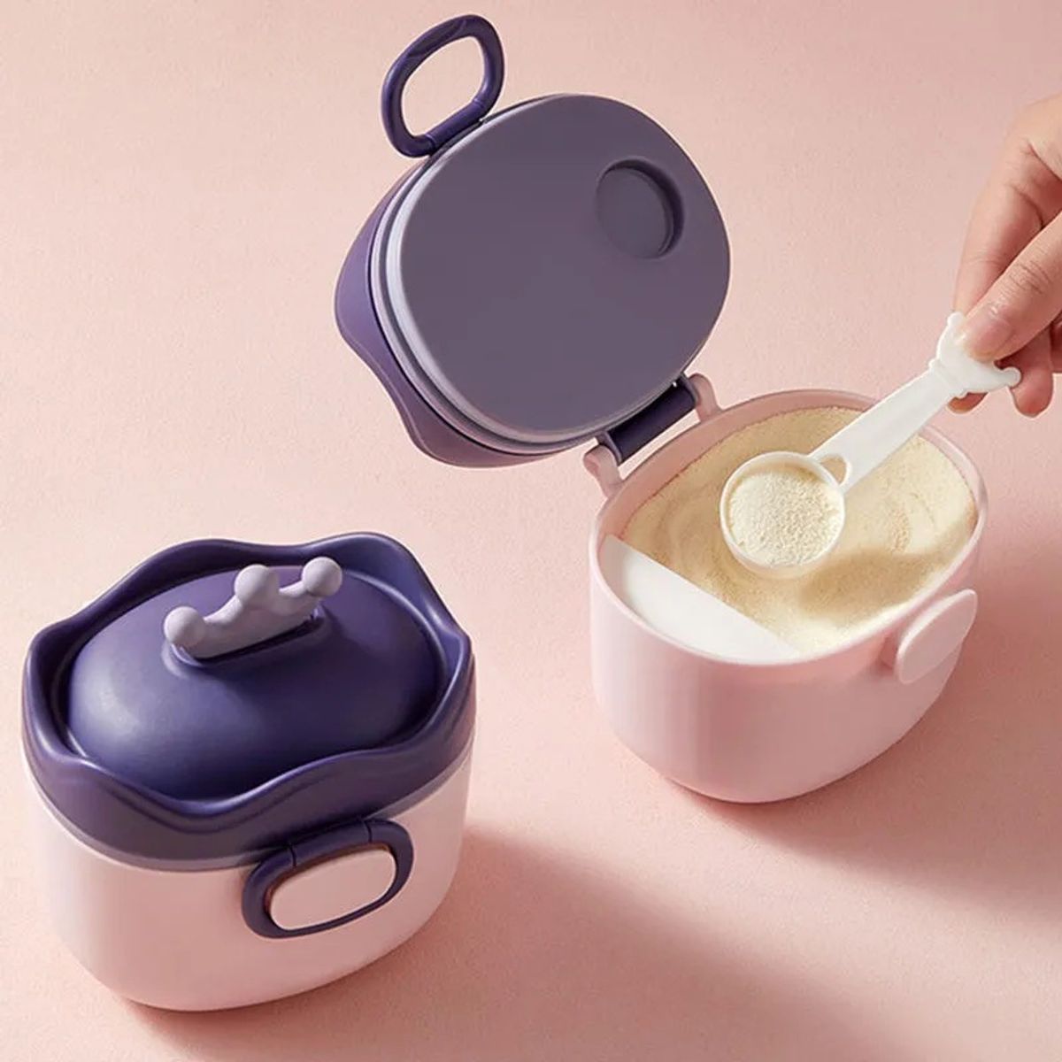 VATYERTY - Caja de almacenamiento de leche en polvo para bebés