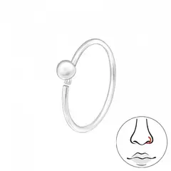 GOIA - Aro Nariz Unisex Argolla Bolita