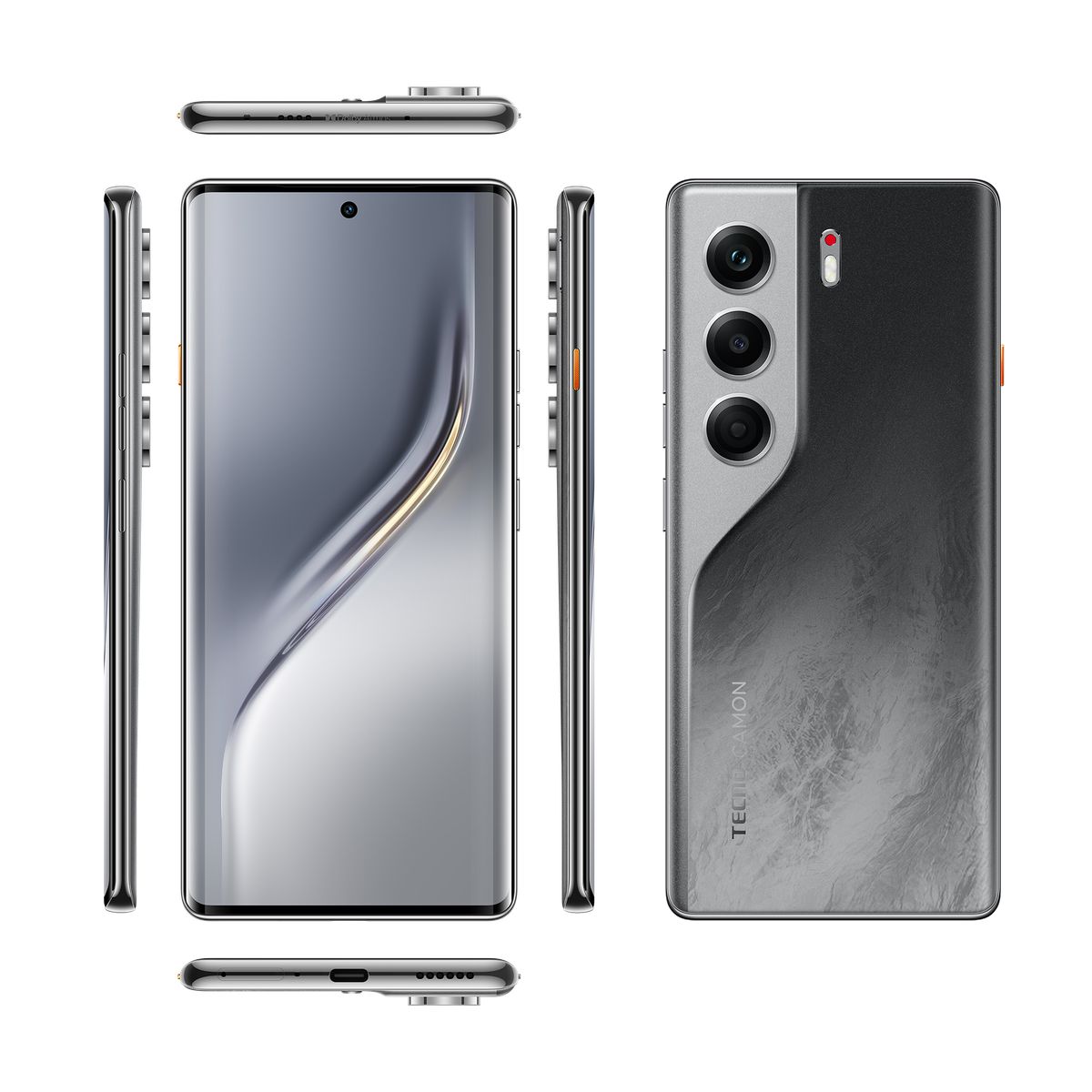 TECNO MOBILE - Celular Tecno Camon 40 Pro 256GB + 8GB Galaxy Black