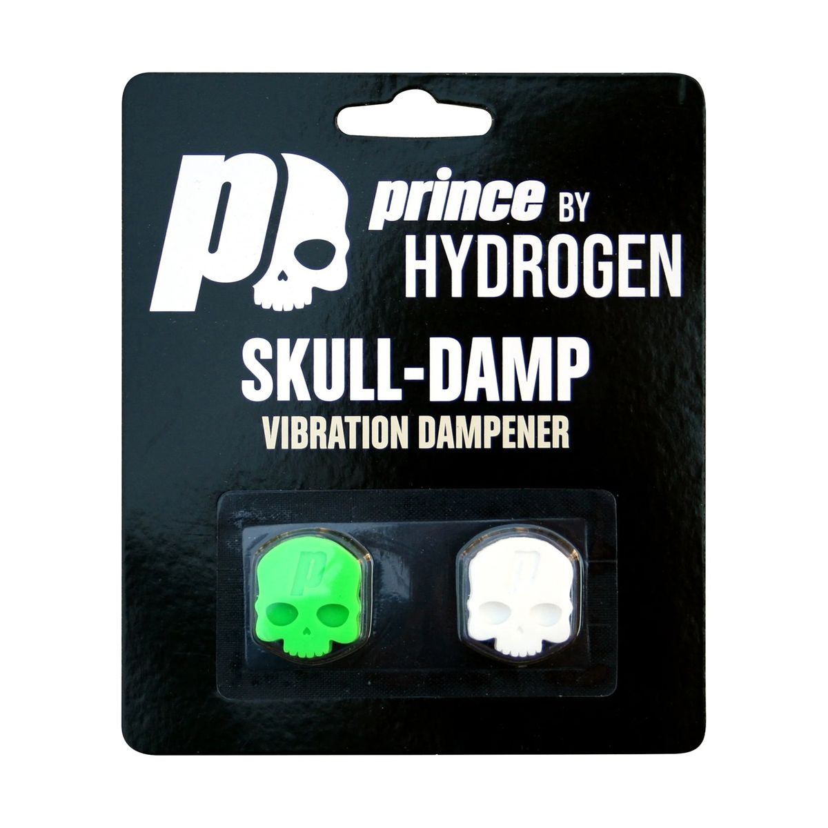 GENERICO - Antivibrador Prince Calavera Verde Blanco