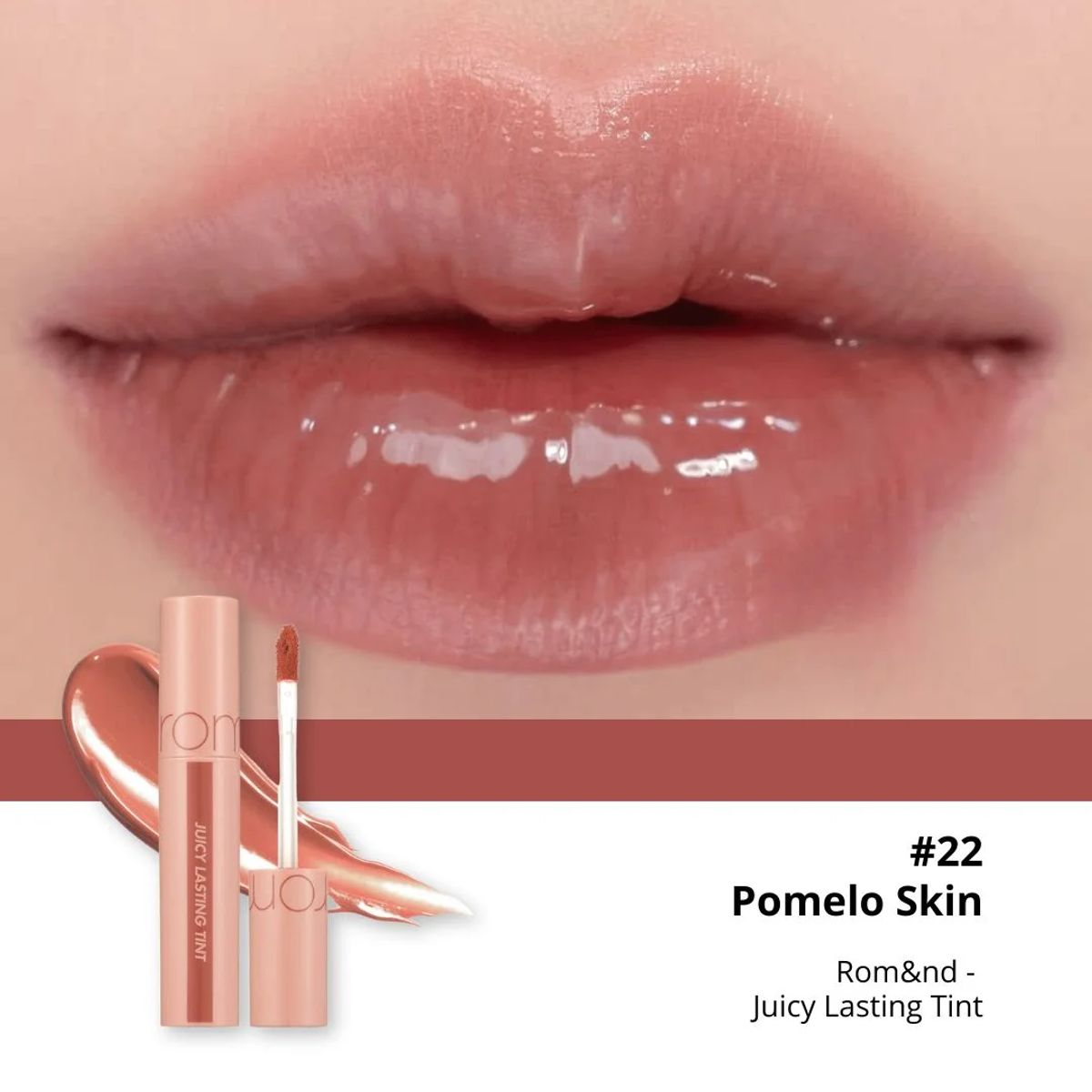 ROM&ND - Tinta Labial JUICY LASTING TINT - 22 POMELO SKIN