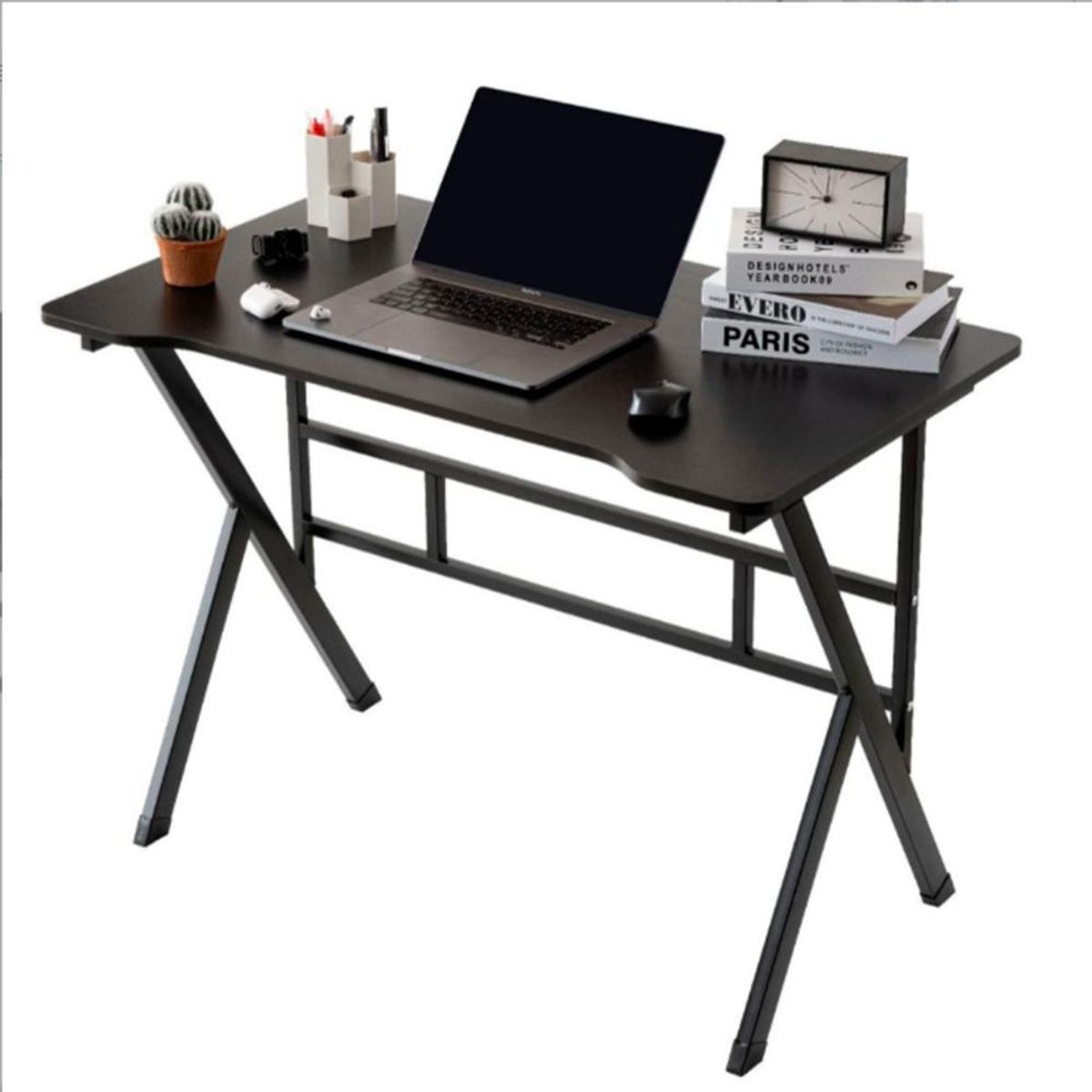 DETODOYMAS - Escritorio negro 120 Cm Chic Home - Negro