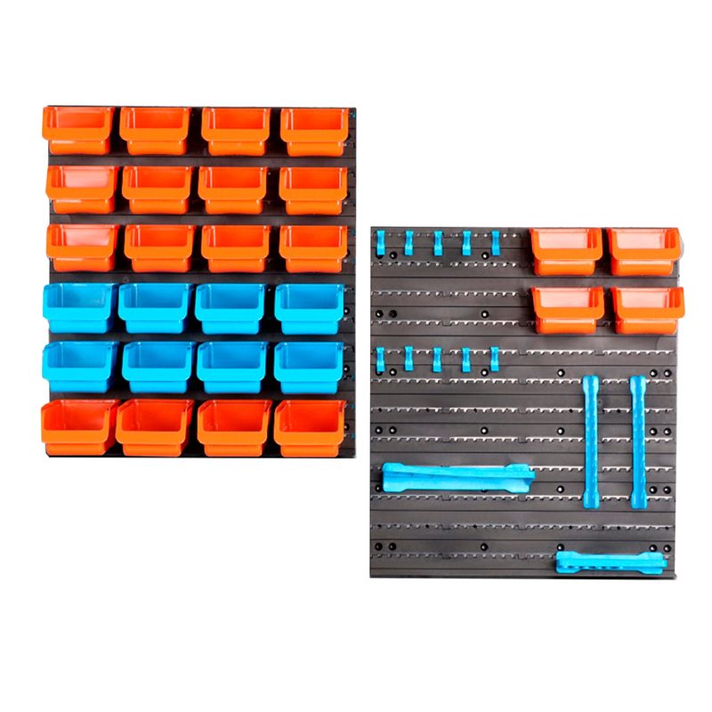 SOHOGAR - Organizador de herramientas para pared  43 piezas