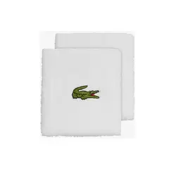 LACOSTE - Muñequera Sport Blanca X2 Tenis Padel