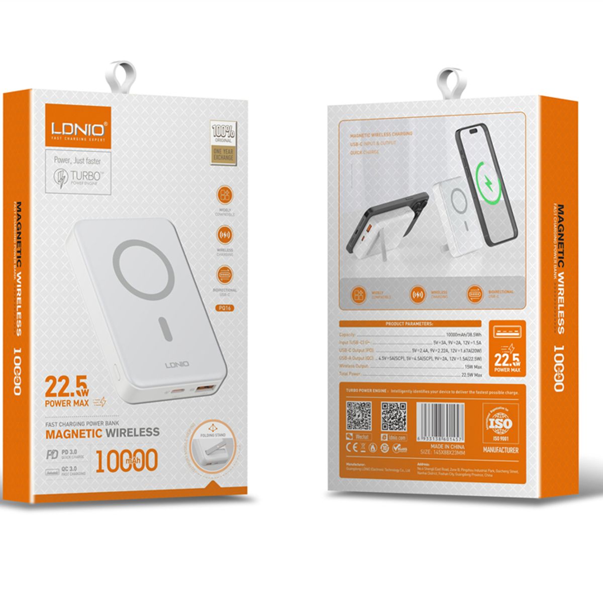LDNIO - PowerBank Inalámbrica LDNIO PQ16