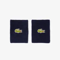 LACOSTE - Muñequera Sport Azul Marino X2 Tenis Padel