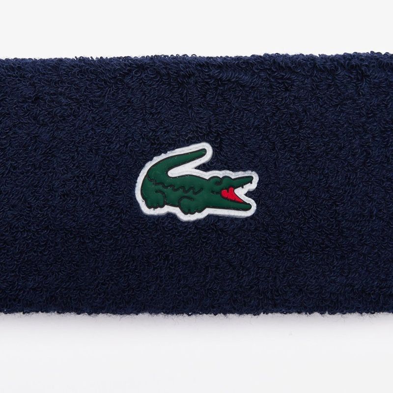 LACOSTE - Cintillo Lacoste Sport Azul Marino Tenis Padel