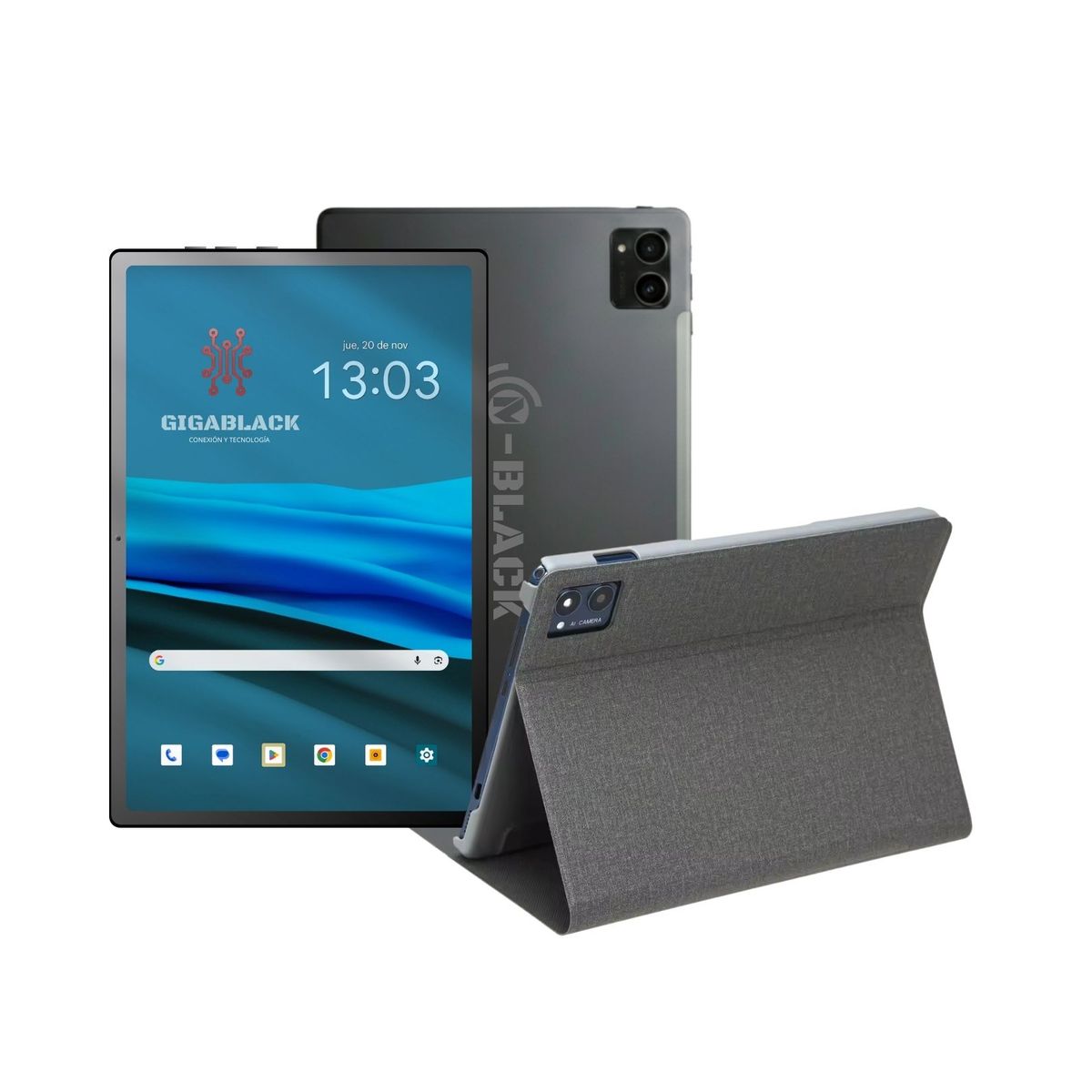 M BLACK CONNECTION - Tablet M-black T21 plus / 6GB / 128GB / ANDROID 13 + Funda protectora