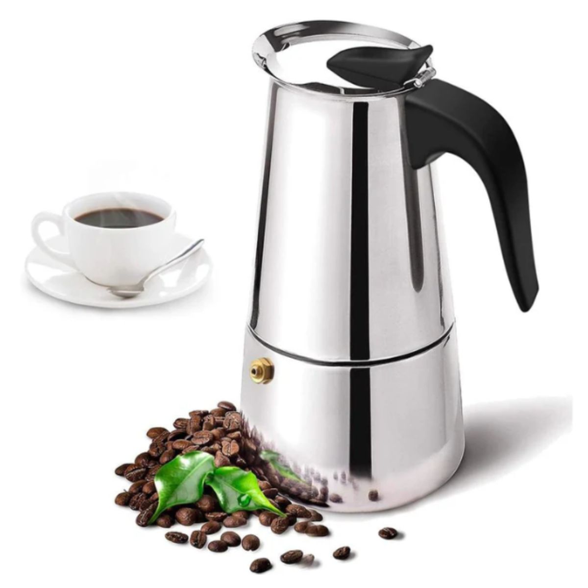 ORCUS - CAFETERA ITALIANA ESPRESSO 6 TAZAS 300ML ACERO INOXIDABLE