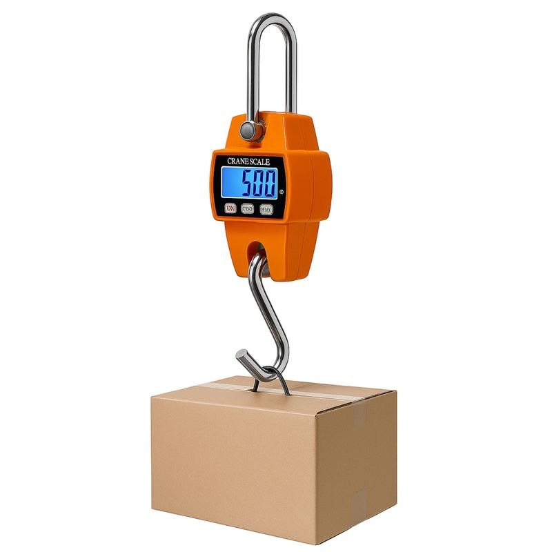 GENERICO - Balanza Pesa Colgante Portátil Industrial Lcd Digital 500kg