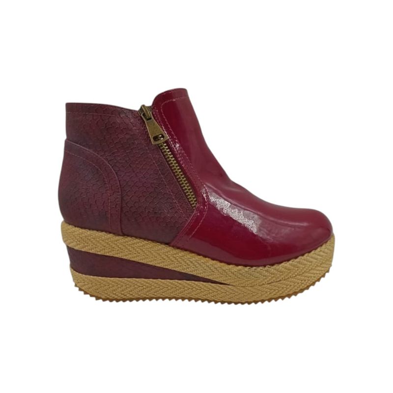 HERIEL - Zapato Panchita Burdeos Charol
