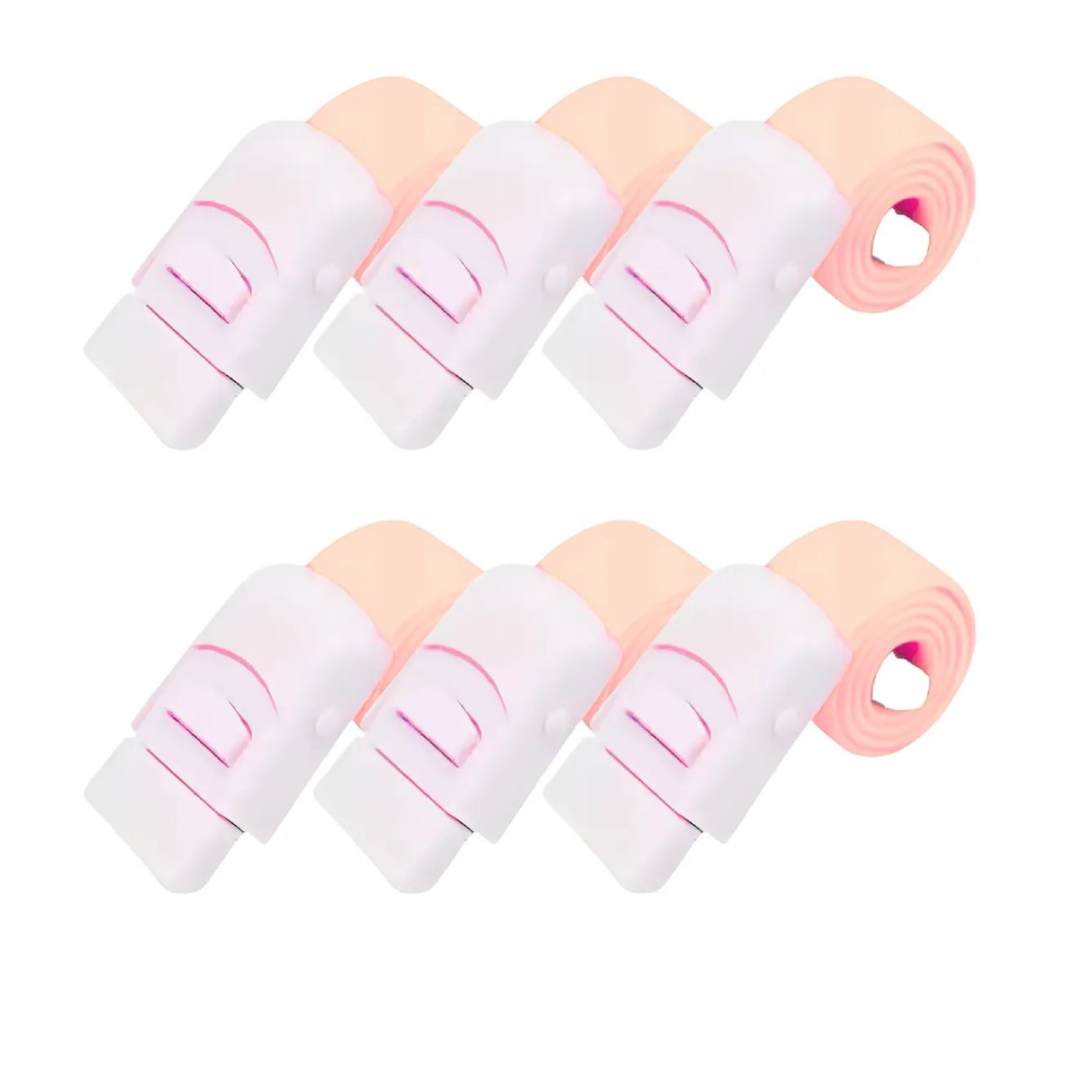 GENERICO - Torniquete Ligadura Elastico Hebilla Medicas Rosado 6 Unids