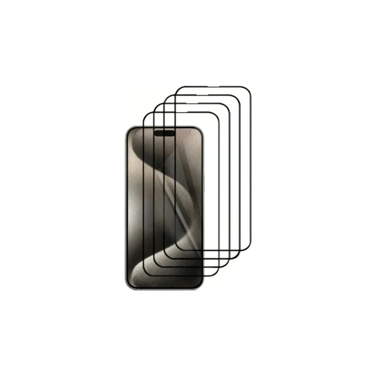 GENERICO - Pack 4 Láminas Mica De Vidrio Templado Pantalla Para iPhone 12 Mini