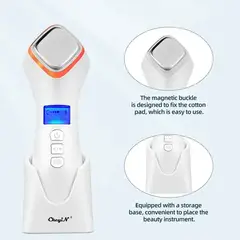 GENERICO - Masajeador Facial Eléctrico Ultrasónico Crioterapia Control