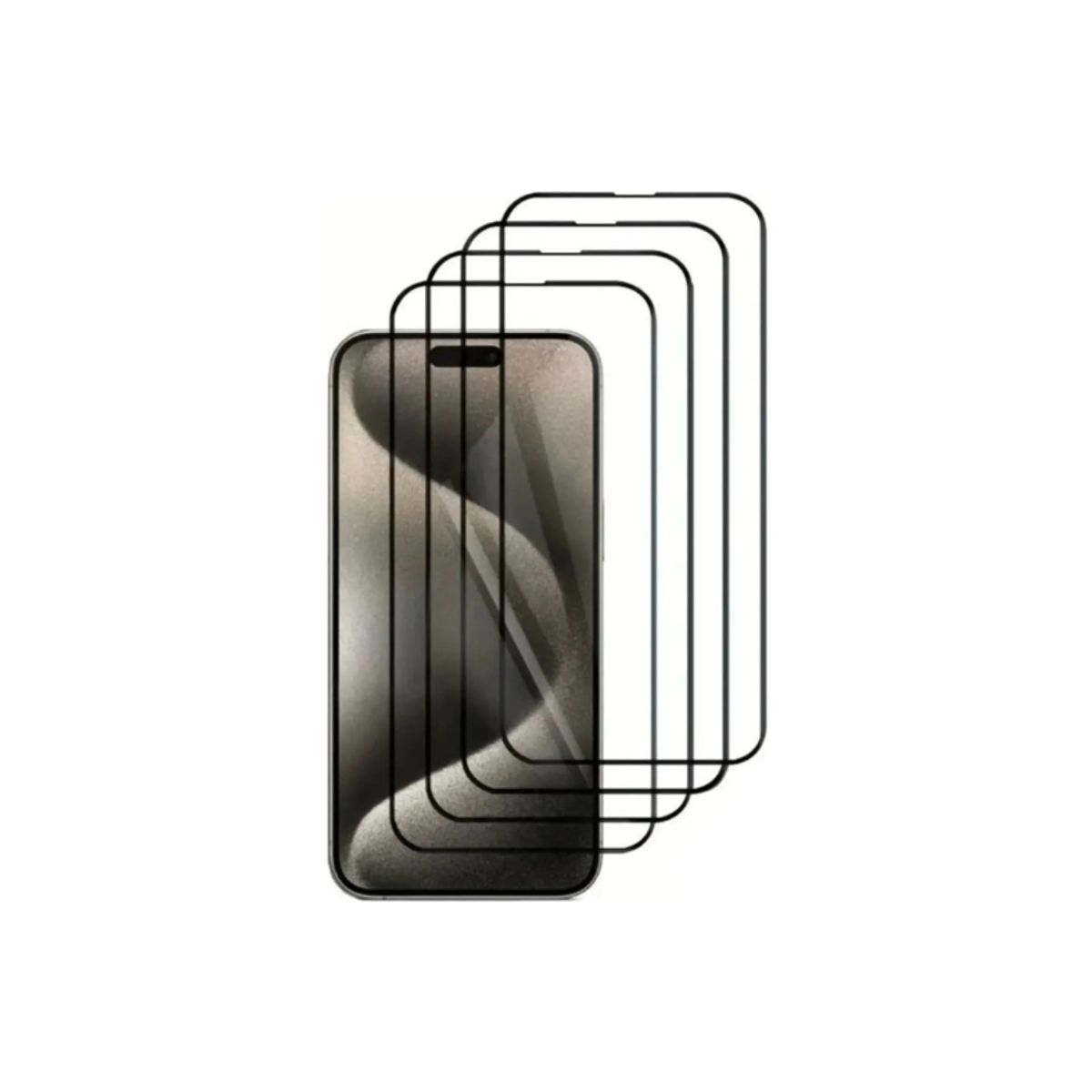 GENERICO - Pack 4 Láminas Mica De Vidrio Templado Pantalla Para iPhone 12 Pro Max