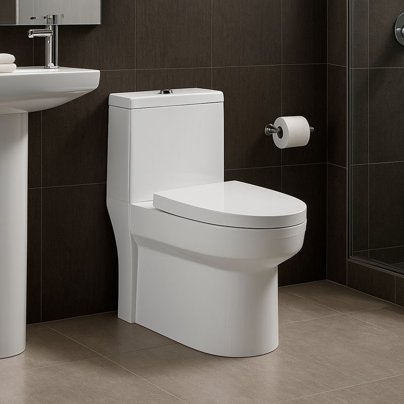 JOYTEK - WC One Piece Joytek Millenium 8019 Descarga a Piso 30 cm