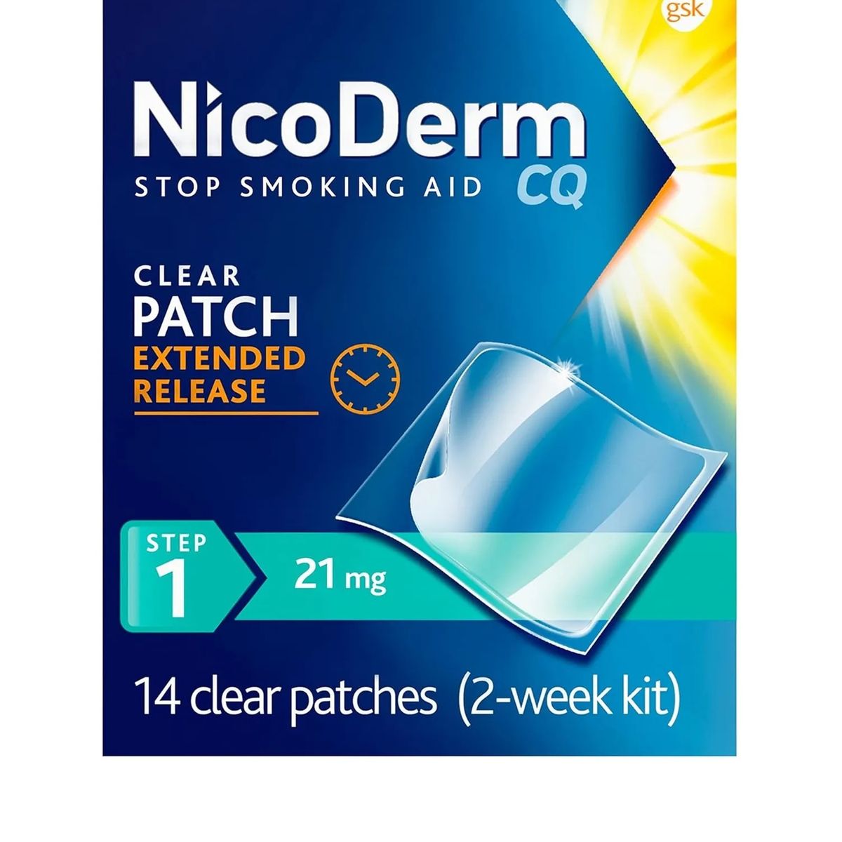GENERICO - Parches Nicoderm CQ 21mg Step 1 14 Unid