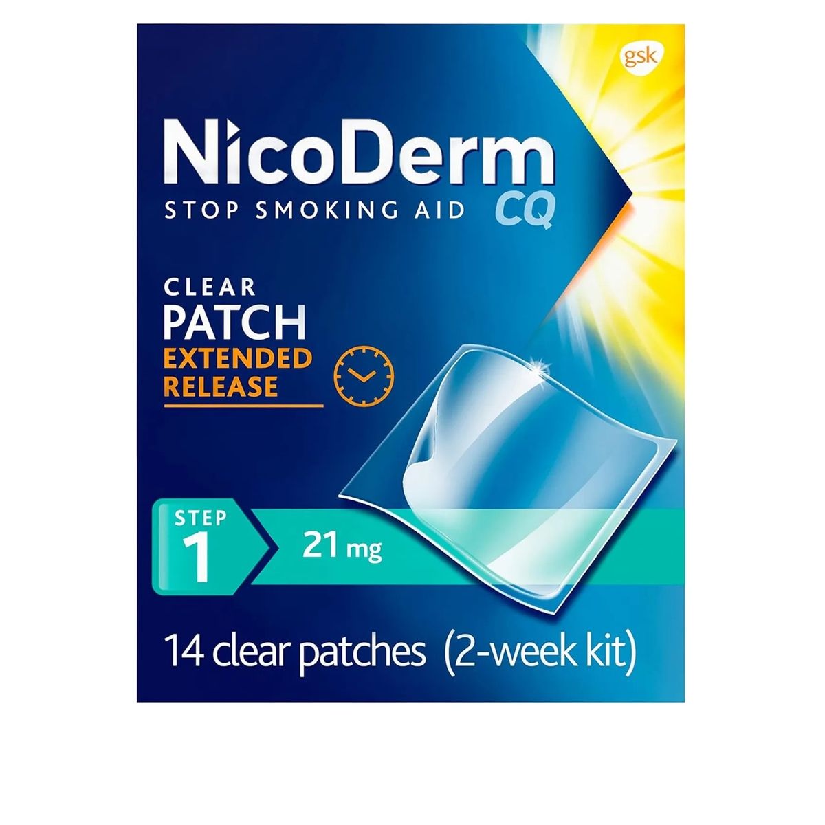 GENERICO - Parches Nicoderm CQ 21mg Step 1 14 Unid