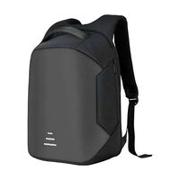 Mochila Antirrobo Impermeable Con Usb Color Negro - Ps