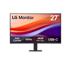 LG - Monitor 27 Curvo FHD 100Hz USB-C VA