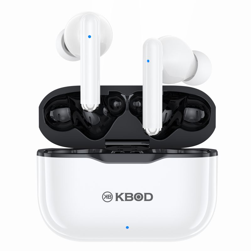 KBOD - Audífonos Inalámbricos Bluetooth 5.3 Tws Kbod C38 Tipo C Blanco