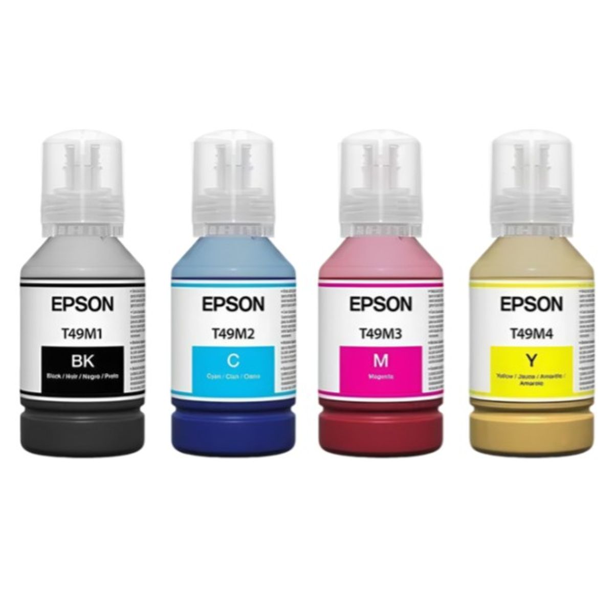 EPSON - Pack 4 Tintas De Sublimación Eps T49m 140ml F570/ F170/ F571