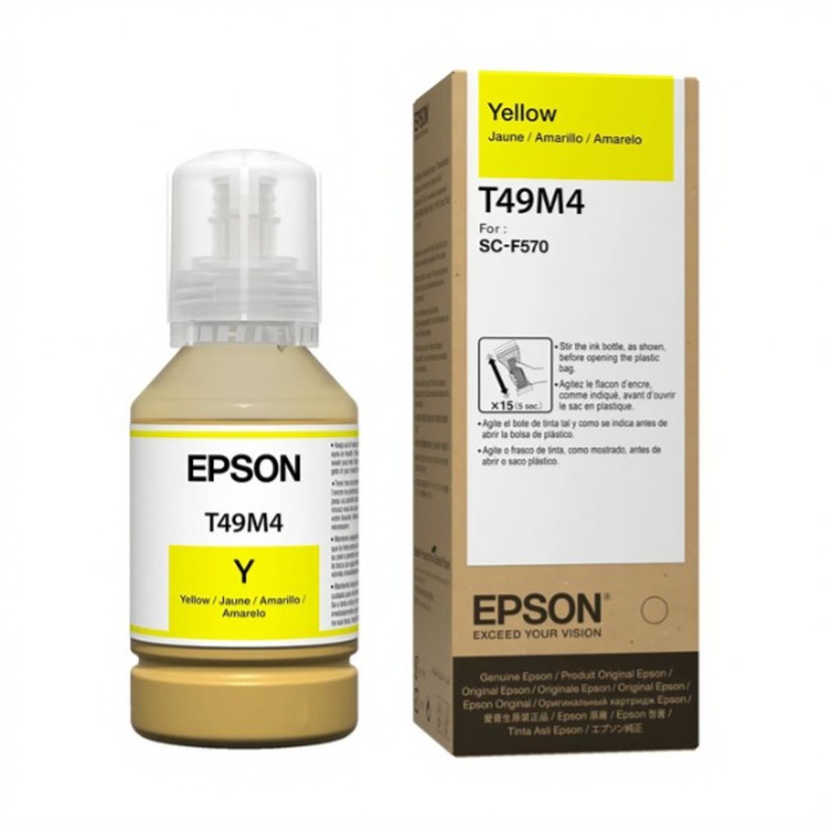 EPSON - Pack 4 Tintas De Sublimación Eps T49m 140ml F570/ F170/ F571