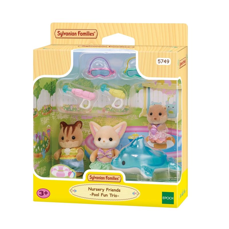 SYLVANIAN FAMILIES - Nursery Friends Pool Fun Trio 5749 Sylvanian Families