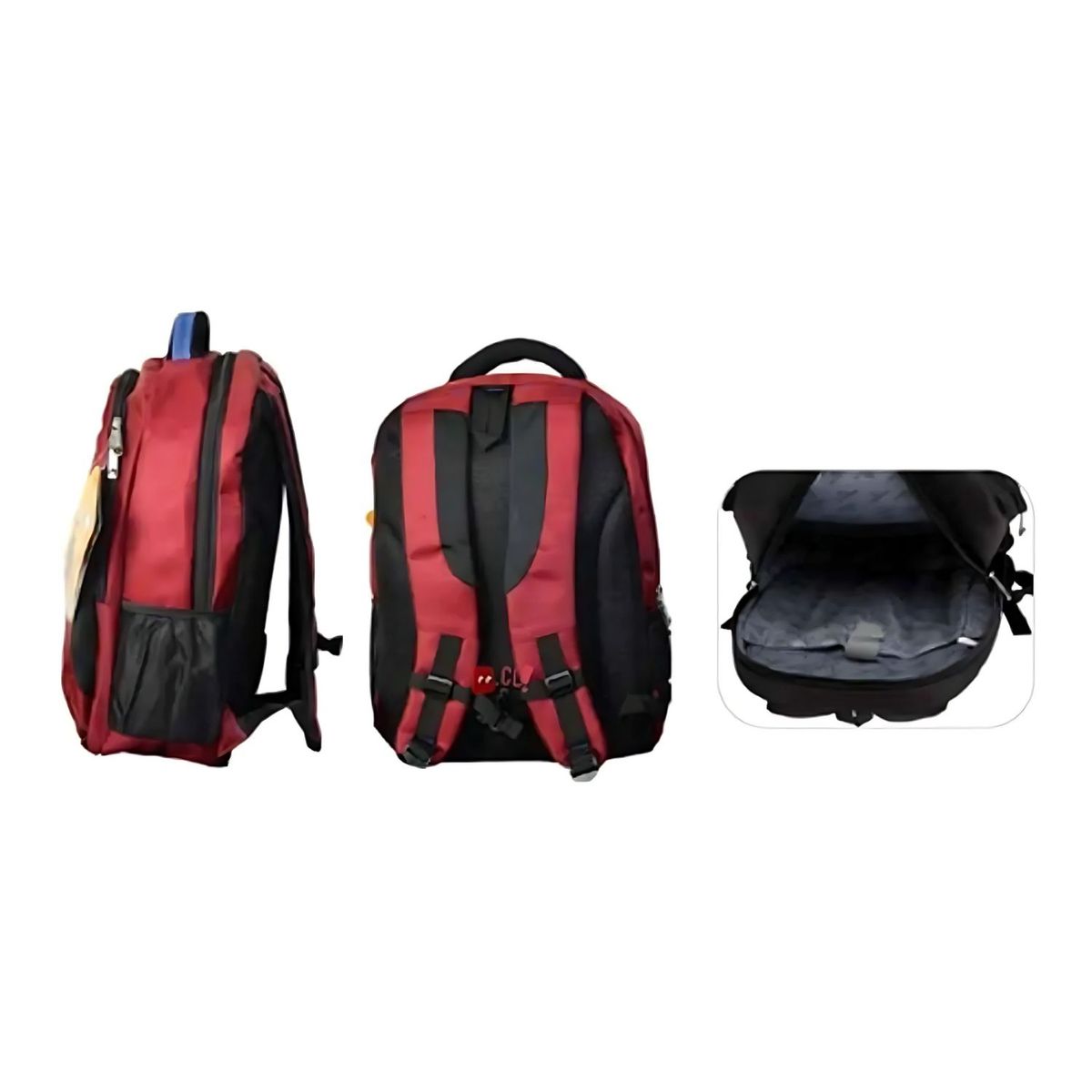 PUNTO STORE - Mochila Impermeable Para Notebook Color Rojo - Ps