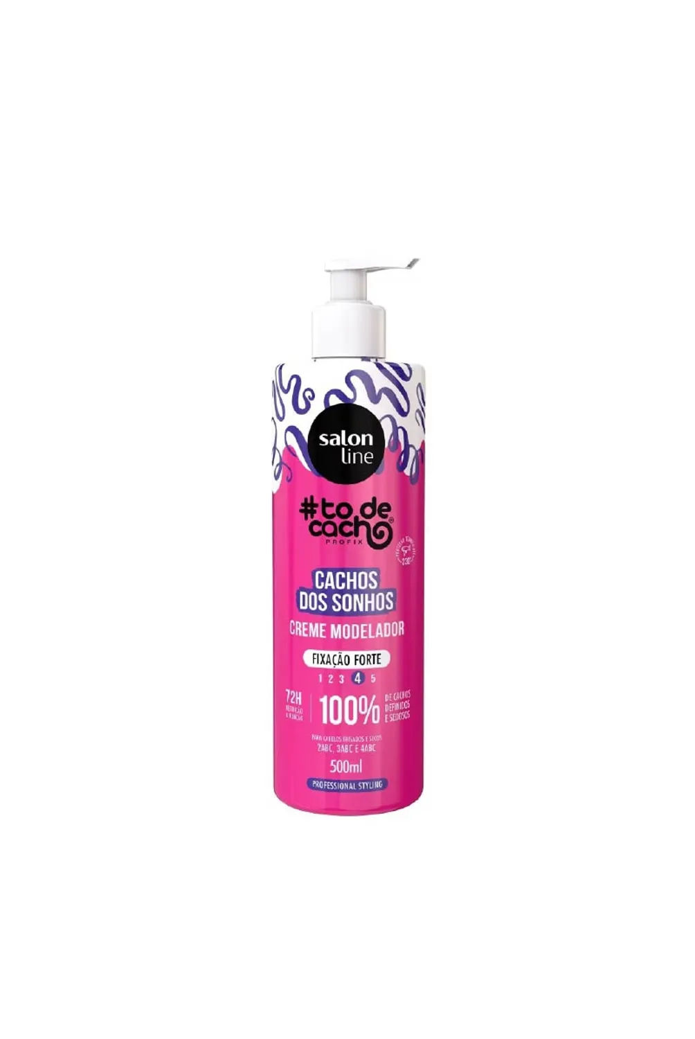 SALON LINE CREMA MODELADORA CACHOS DOS SONHOS FIX FORTE 500 ML