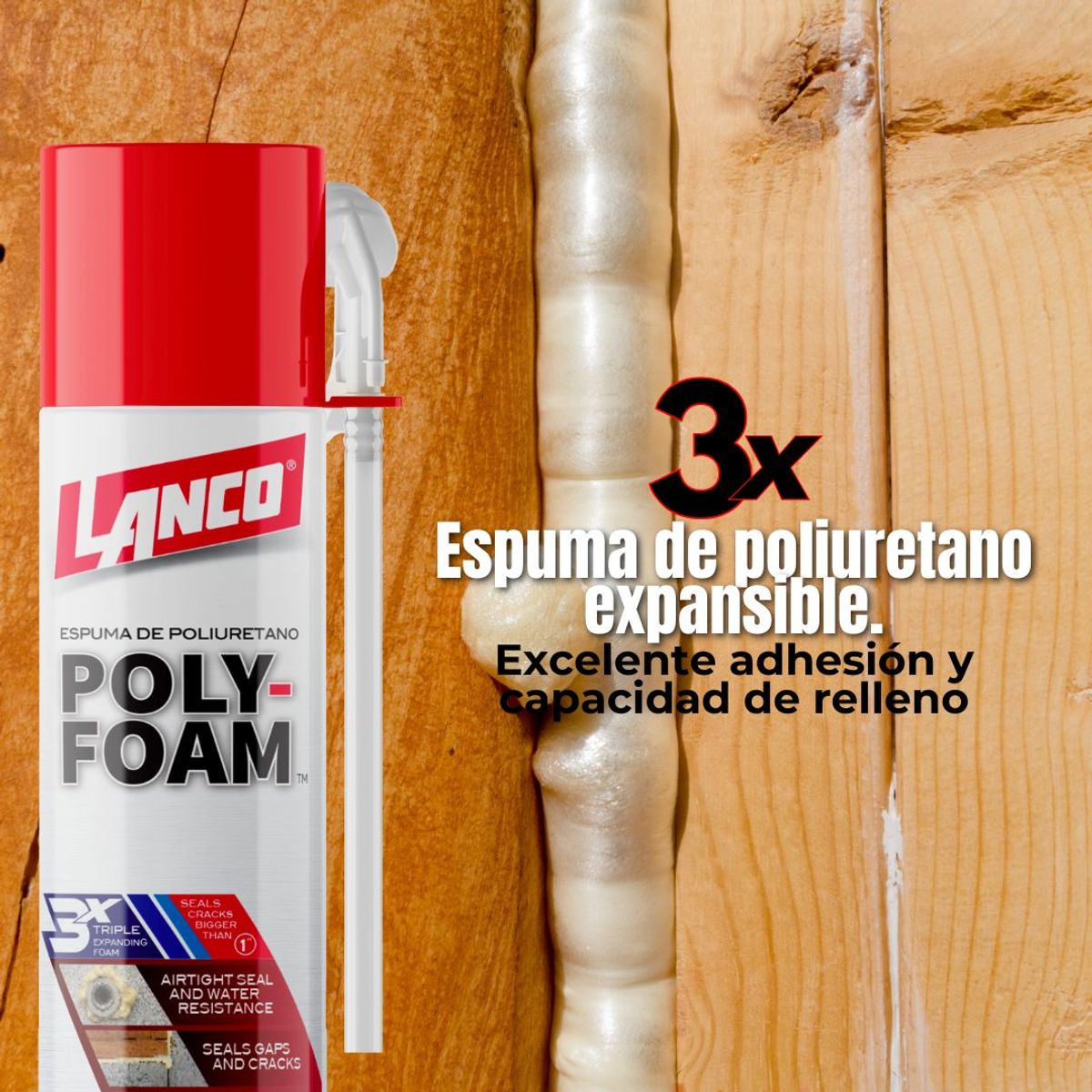 LANCO - Espuma de Poliuretano Poly-Foam Lanco