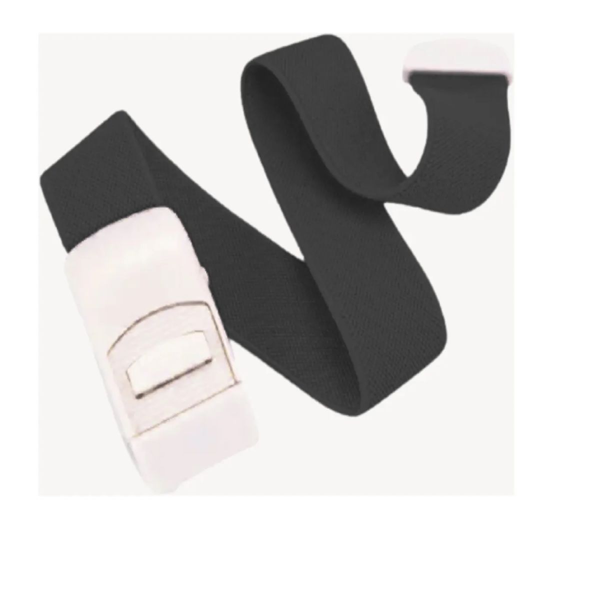 GENERICO - Torniquete Ligadura Elastico Hebilla Medicas Negro 12 Unids