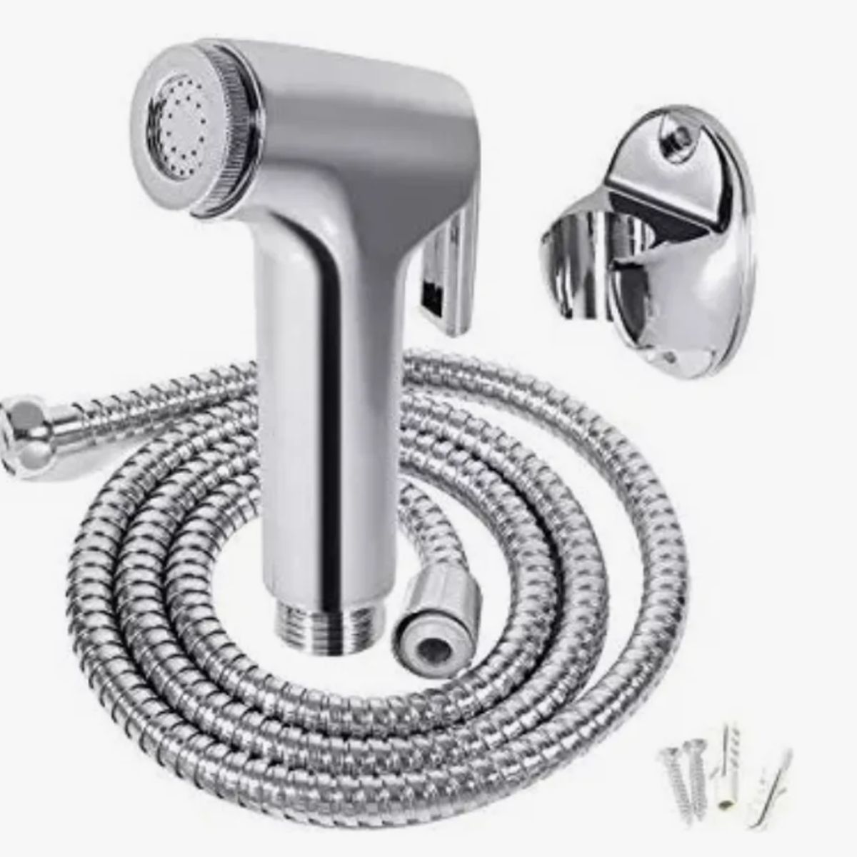 Ducha Bidet Arabe Soporte + Manguera Flexible Wc Baño, marca GENERICO - Foto Principal