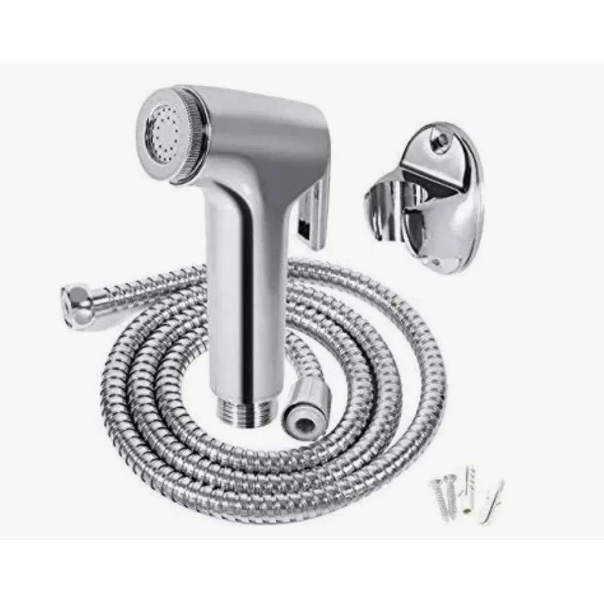Ducha Bidet Arabe Soporte + Manguera Flexible Wc Baño, marca GENERICO - Foto Principal