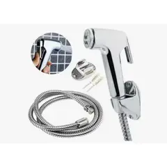GENERICO - Ducha Bidet Arabe Soporte + Manguera Flexible Wc Baño