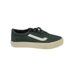 HERIEL - Zapatilla Negra Lona Baja