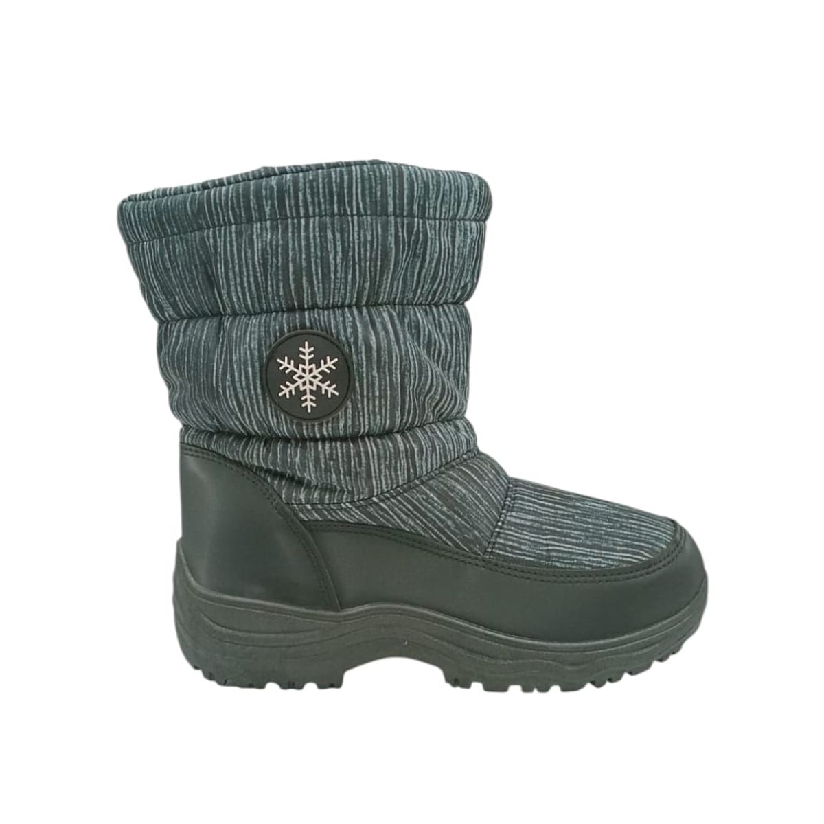 HERIEL - Bota Negra Impermeable Mujer