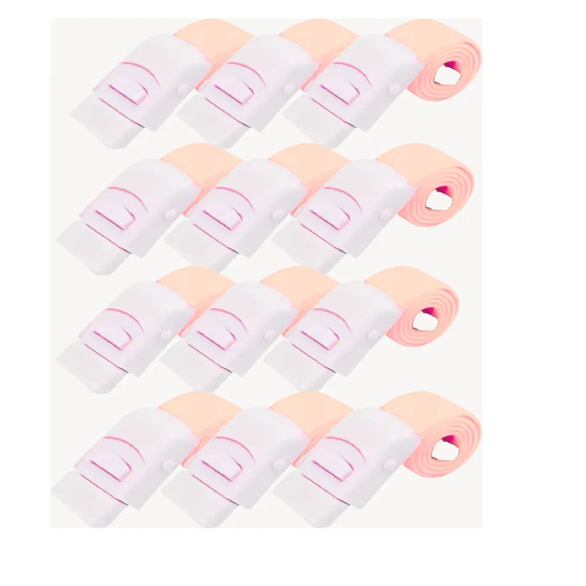 GENERICO - Torniquete Ligadura Elastico Hebilla Medicas Rosado 12 Unid