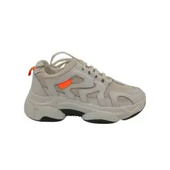HERIEL - Zapatilla Beige Plataforma Mujer