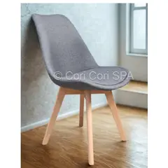 CORI CORI - Silla Tulip Lino Gris