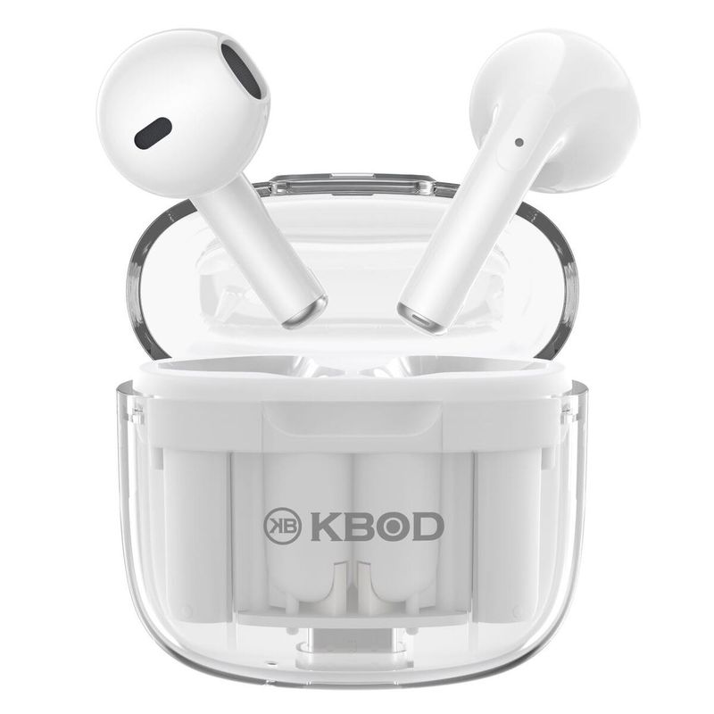 KBOD - Audífonos Inalámbricos Bluetooth Kbod Tws C48 Blanco
