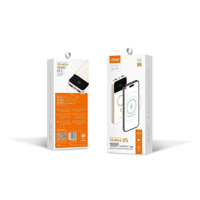 LDNIO - PowerBank Inalámbrica LDNIO PQ12