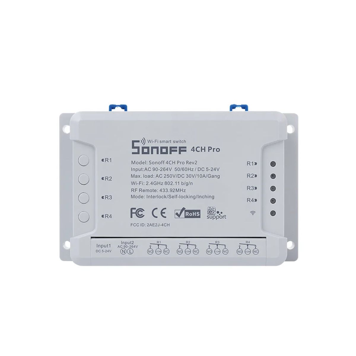 SONOFF - Interruptor Wifi DIY Sonoff 4 Canales PRO R3