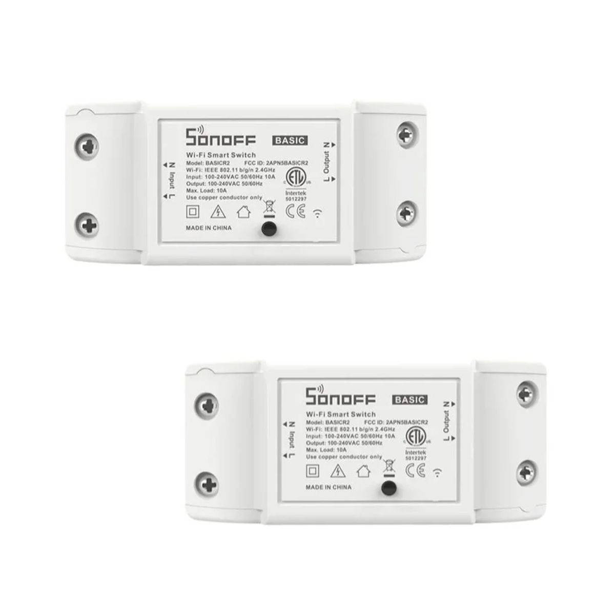 SONOFF - Pack de 2 Interruptores Wifi DIY Sonoff Basic
