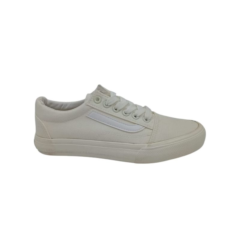HERIEL - Zapatilla Blanca Baja Mujer
