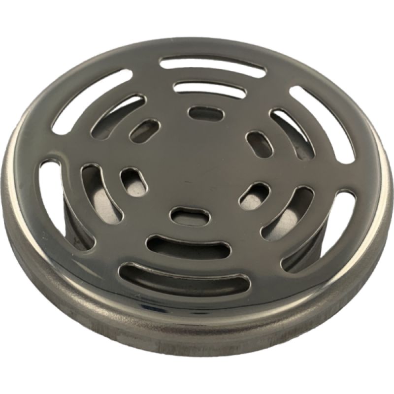 GENERICO - PILETA AC INOXIDABLE 10X10 REJILLA REDONDA PARA RECEPTACULO EN OBRA CP