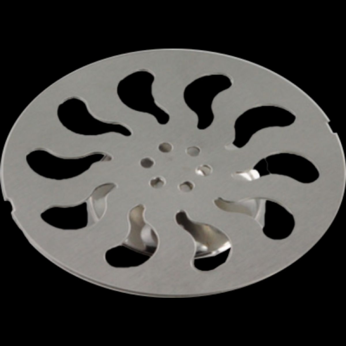 GENERICO - PILETA AC INOXIDABLE 15X15 CON REJILLA REDONDA PARA RECEPTACULO EN OBR