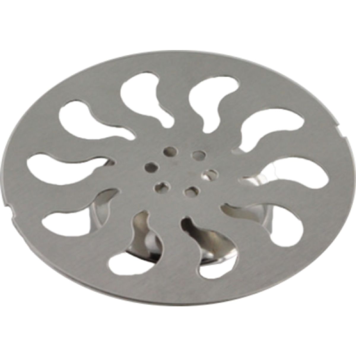 GENERICO - PILETA AC INOXIDABLE 15X15 CON REJILLA REDONDA PARA RECEPTACULO EN OBR